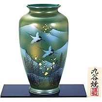 1/10 b 九谷焼 おしどり8号花瓶 九谷焼の通販｜7・8号サイズの花瓶 - お香専門店 香源